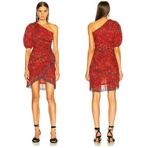 Isabel Marant Etoile one-shoulder dress